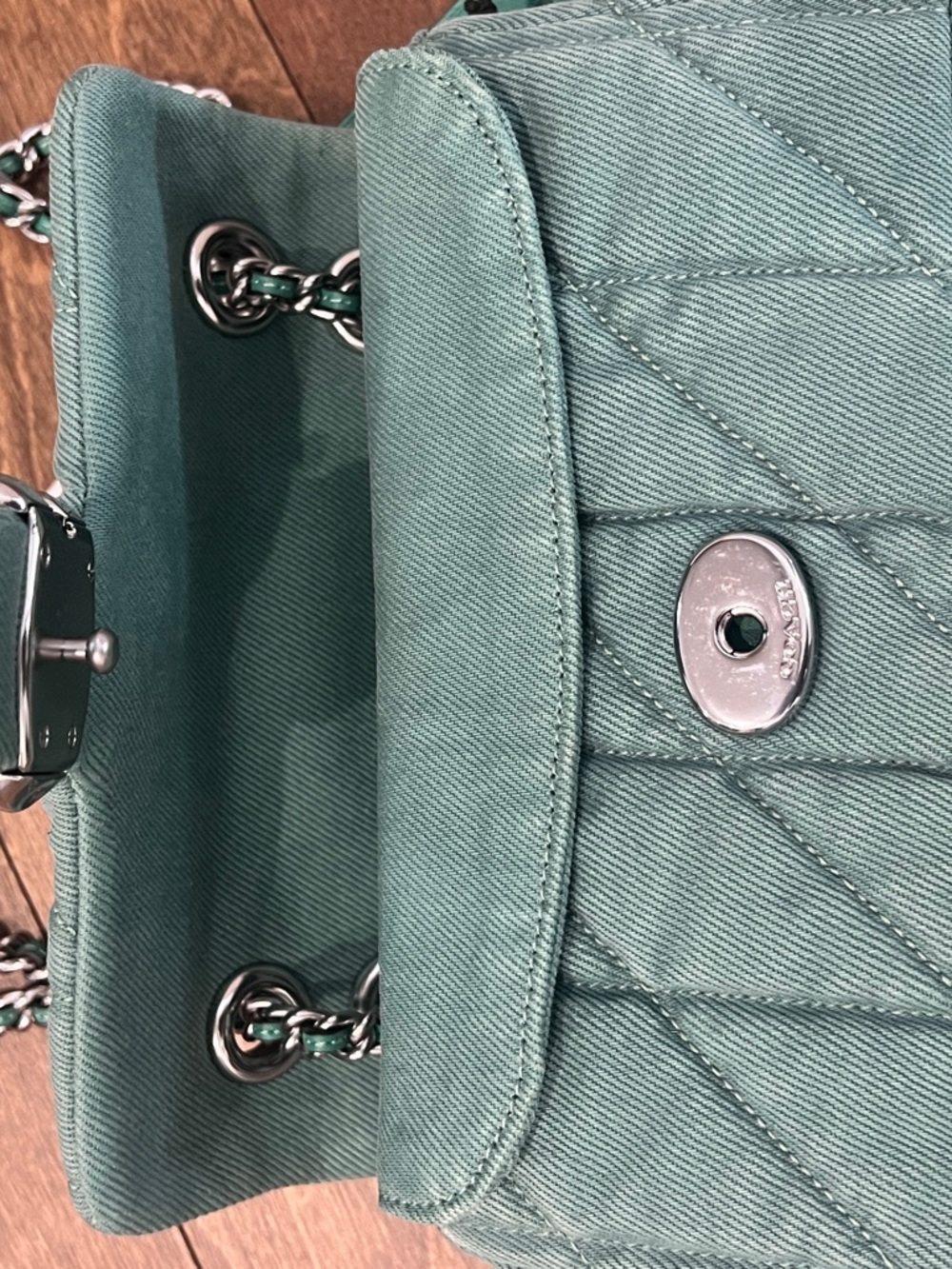 Coach Denim Tabby size 20 - Picture 4 of 5